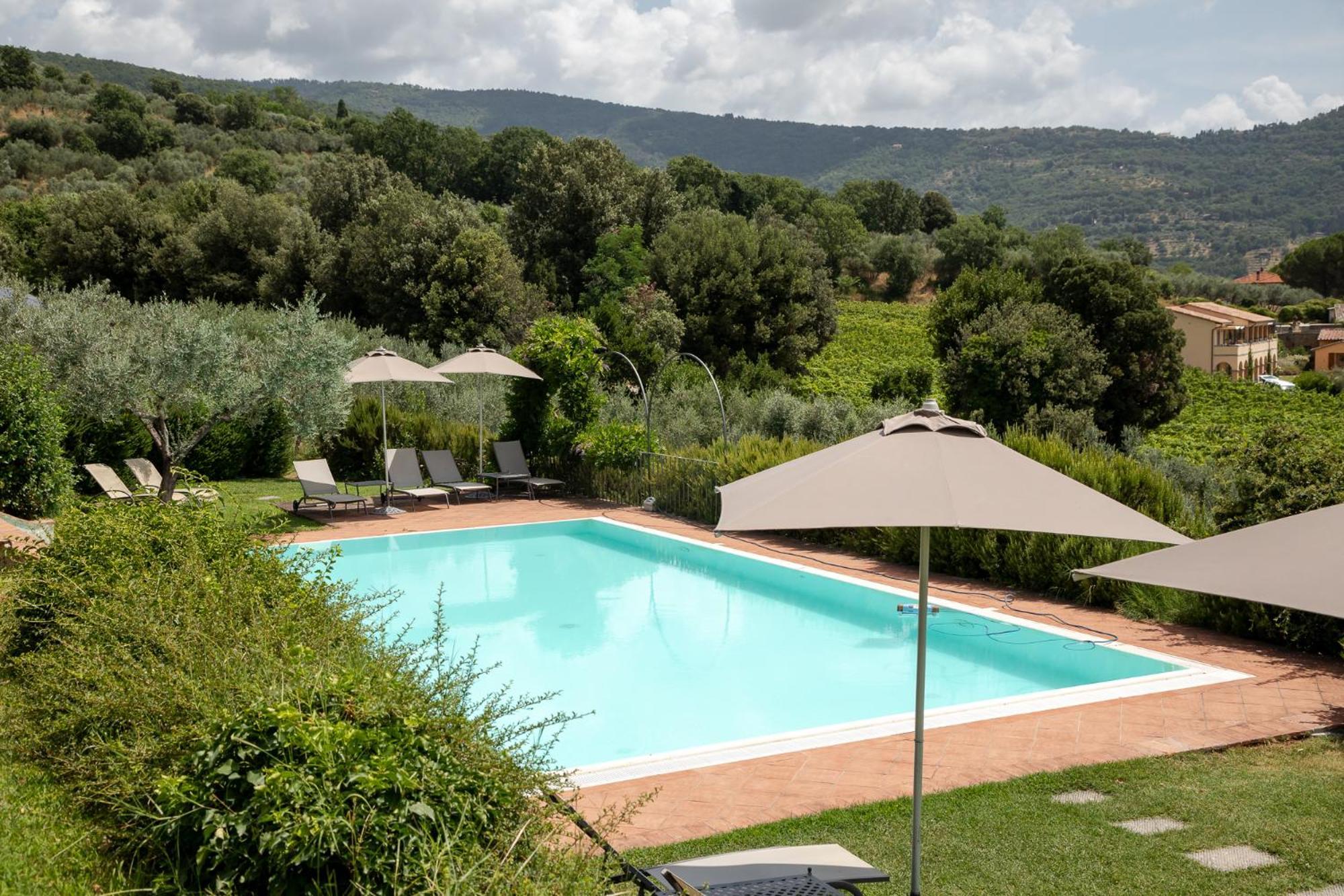 Il Falconiere Relais & Spa Cortona Exteriör bild